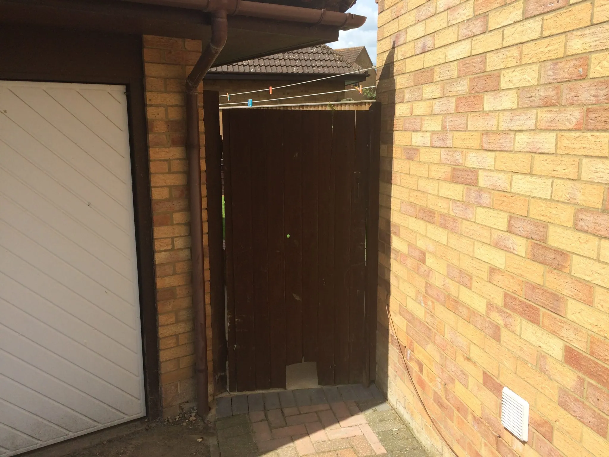 Custom Gate with Cat Flap