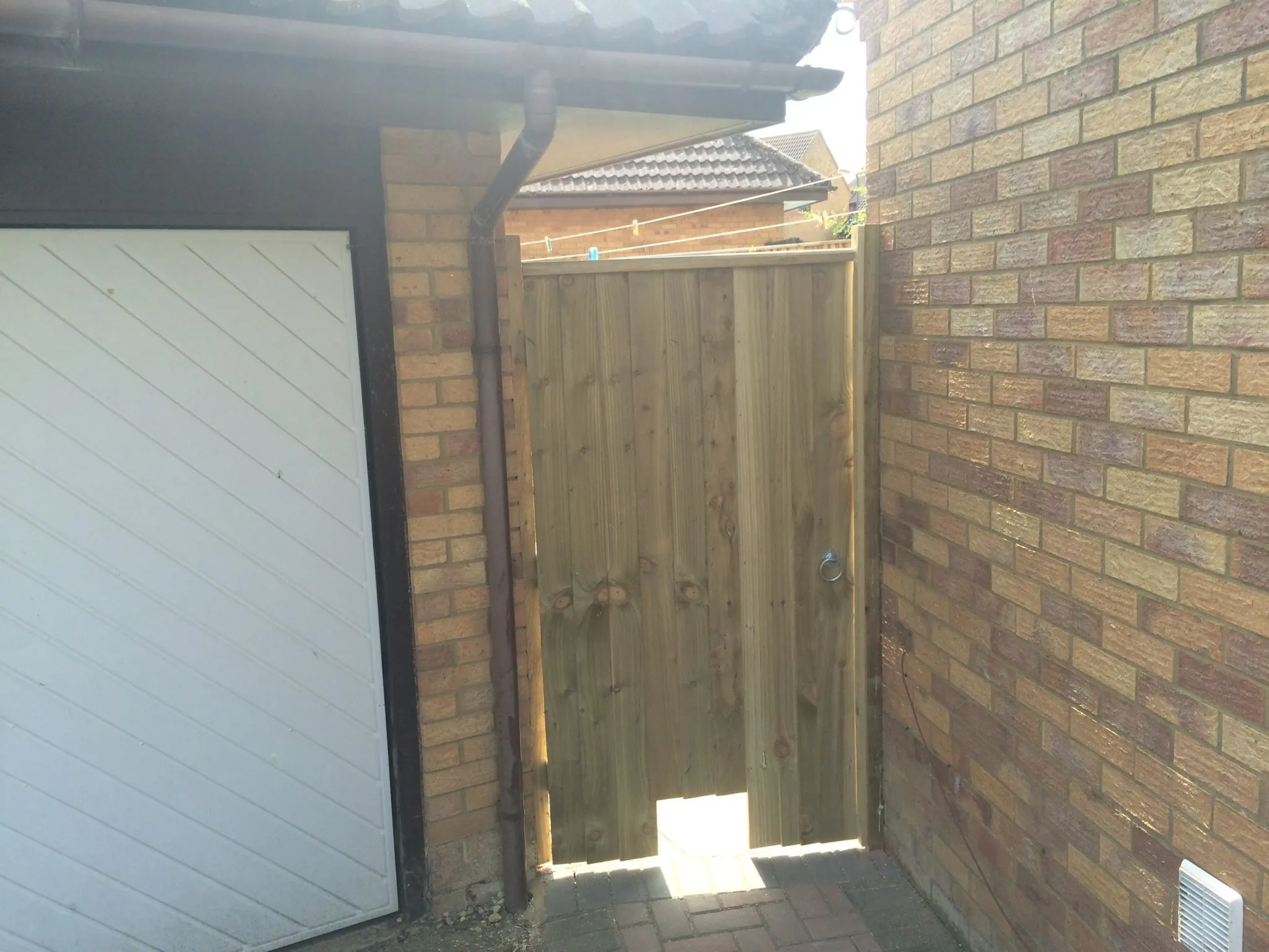 Custom Gate with Cat Flap