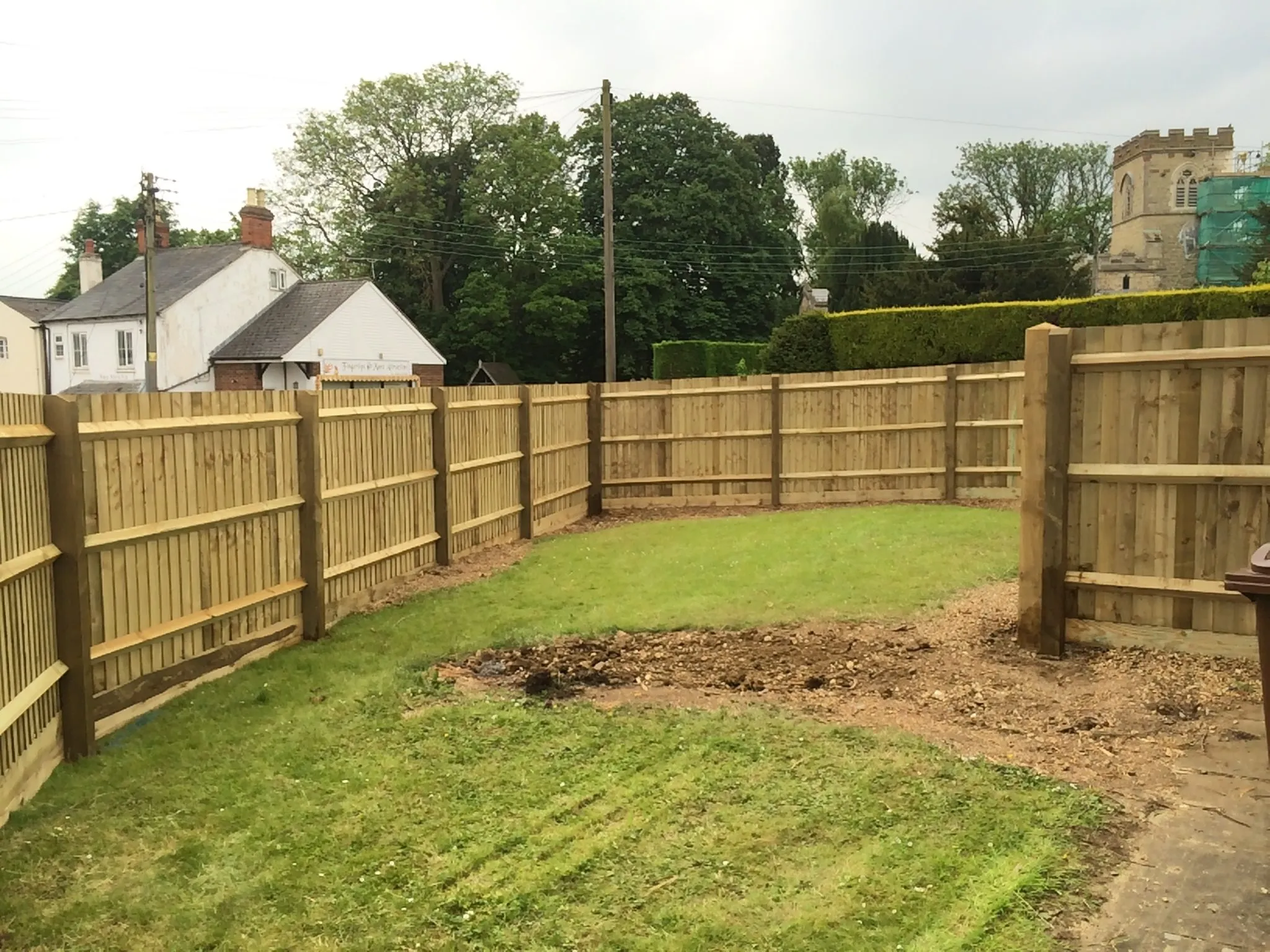 five bar wooden gate