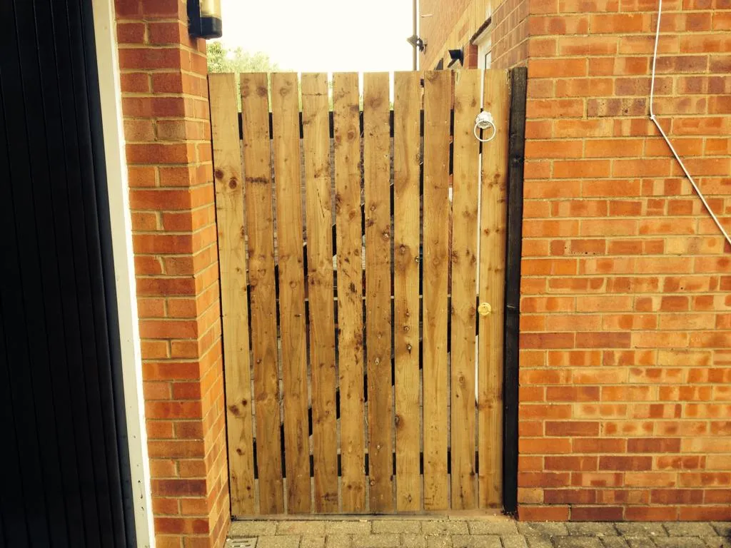 Wooden side gate